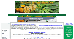 Desktop Screenshot of marijuanabusinessnews.com