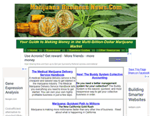 Tablet Screenshot of marijuanabusinessnews.com